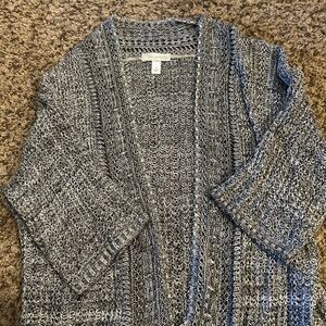 dressbarn Black and White Knit Women's Cardigan